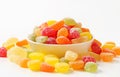 Gummy fruit candy Royalty Free Stock Photo