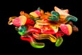 Gummy jelly candy Royalty Free Stock Photo