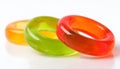 Gummy rings shaped cutter, isolated on white background Royalty Free Stock Photo