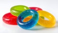 Gummy rings shaped cutter, isolated on white background Royalty Free Stock Photo