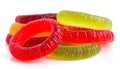 Gummy rings shaped cutter, isolated on white background Royalty Free Stock Photo