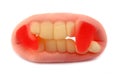 Gummy vampire teeth candy Royalty Free Stock Photo