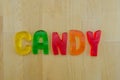 Gummy Words Candy