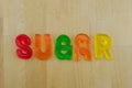 Gummy Words Sugar Jumbled