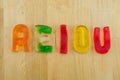 Gummy Words Vowels