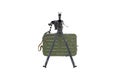 Gun automatic bipod, front view Royalty Free Stock Photo