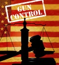 Gun Control law concept