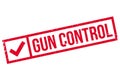 Gun Control rubber stamp Royalty Free Stock Photo