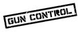 Gun Control rubber stamp Royalty Free Stock Photo