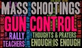 Gun Control Word Cloud Royalty Free Stock Photo