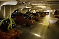 Gun Deck USS Constituton Royalty Free Stock Photo
