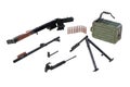 Gun firearm disassembled view Royalty Free Stock Photo