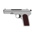 Gun firearm vector rifle illustration weapon pistol icon military Royalty Free Stock Photo