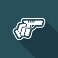 Gun icon Royalty Free Stock Photo