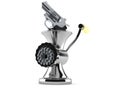 Gun inside mincer