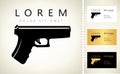 Gun logo. Firearms.