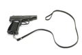 Gun, pistol isolated on white Royalty Free Stock Photo