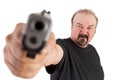 Gun Pointed at You Royalty Free Stock Photo