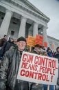 Gun rights rally Montpelier Vermont. Royalty Free Stock Photo