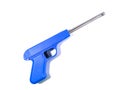 Gun Shaped Electric Spark Lighter with blue body