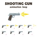 Gun shoot animation