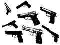 Gun silhouettes