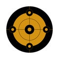 Gun target for the shooting practice