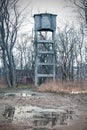 Gun tower on the historic Westerplatte peninsula