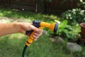 Equipment for watering garden. Royalty Free Stock Photo