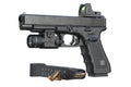 Gun weapon black military pistol