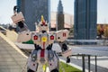 Gundam Lego model at Nagoya legoland