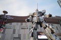 Gundam Unicorn statue in Odaiba