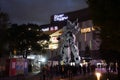 Gundam Unicorn statue in Tokyo