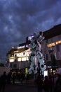 Gundam Unicorn statue in Tokyo