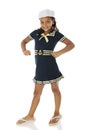 Gung-Ho Sailor Girl Royalty Free Stock Photo