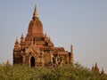 Guni temple in the morning in Bagan, Myanmar Royalty Free Stock Photo