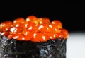 Gunkan Ikura Sushi Royalty Free Stock Photo