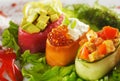 Gunkan Maki Sushi Royalty Free Stock Photo