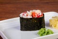 Gunkan sushi crab