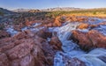 Gunlock Falls and Braver Dam Mountains