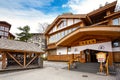 Goza no Yu, famous public bathing house at Kusatsu onsen in Gunma, Japan Royalty Free Stock Photo