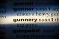 Gunnery Royalty Free Stock Photo