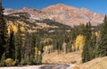 Kebler Pass Scenic Road in Gunnison National Forest Colorado. Royalty Free Stock Photo