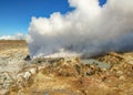 Gunnuhver geothermal area - KrÃÂ½suvÃÂ­k, Seltun, Global Geopark, Geothermal active area in Iceland
