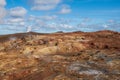 Gunnuhver Geothermal Area on Reykjanes Peninsula in Iceland