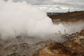 Gunnuhver hot spring in Reykjanes, Iceland