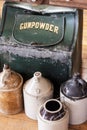 Gunpowder Container Royalty Free Stock Photo