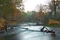 Gunpowder Falls River Autumn Landscape Royalty Free Stock Photo