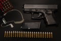 Guns and ammunition Concept of violence, security and crime