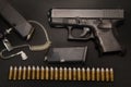 Guns and ammunition Concept of violence, security and crime